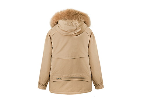 專業定制廠家生產女裝毛領棉服