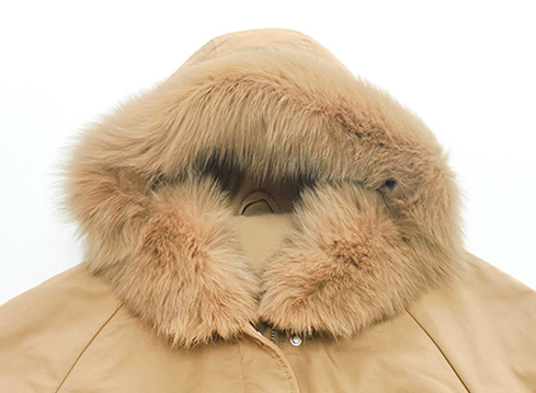 專業定制廠家生產女裝毛領棉服