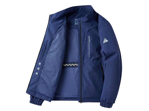 男士戶外休閑運動立領風衣夾克定制加工